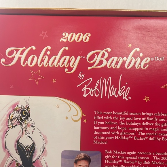 2006 Holiday Barbie by Bob Mackie NIB - Picture 4 of 11
